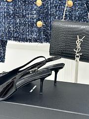 Kitlife YSL black heeks 6.5cm - 4