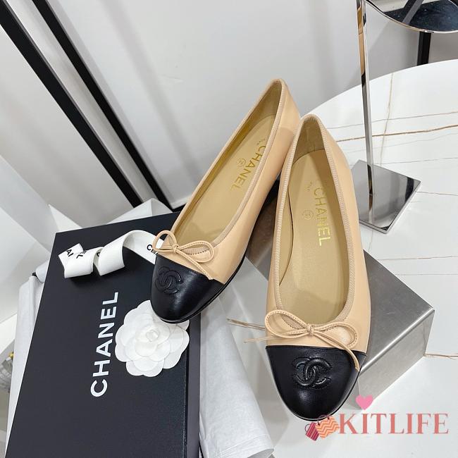 Kitlife chanel cap toe ballet flap shoes - 01 - 1