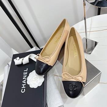 Kitlife chanel cap toe ballet flap shoes - 01