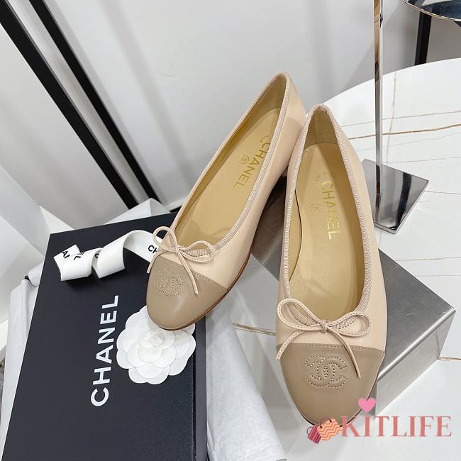 Kitlife chanel cap toe ballet flap shoes - 02 - 1