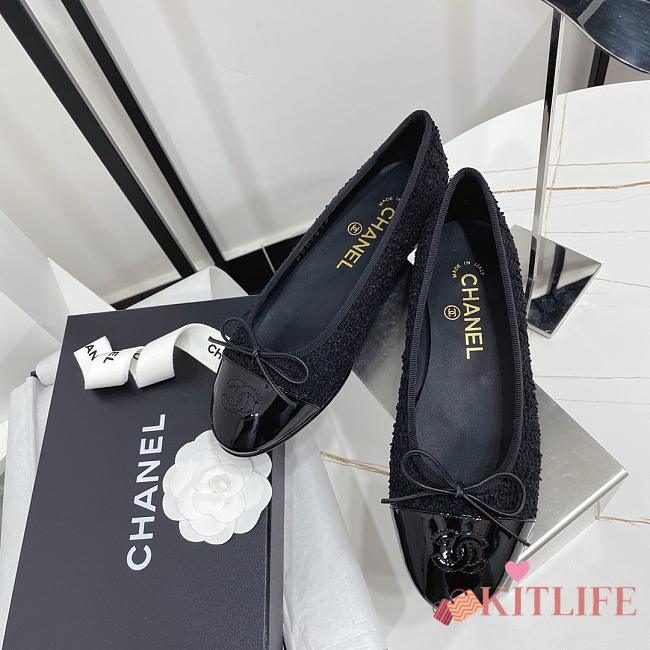 Kitlife chanel cap toe ballet flap shoes - 06 - 1