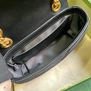 Kitlife Gucci Marmont black bag - 22x13x6 cm - 3