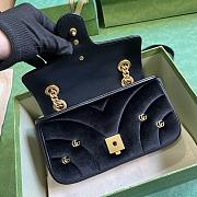 Kitlife Gucci Marmont black bag - 22x13x6 cm - 4