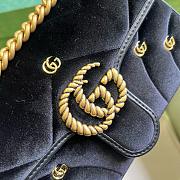 Kitlife Gucci Marmont black bag - 22x13x6 cm - 2