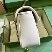 Kitlife Gucci Marmont soft leather white bag - 26x15x7 cm - 5