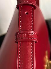 Kitlife Celine triomphe teen red bag - 18.5x14x6 cn - 4