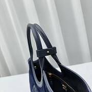 kitlife Miumiu IVY corduroy bag blue bag - 22x12x32 cm - 6