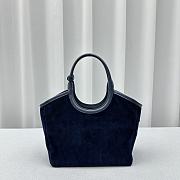 kitlife Miumiu IVY corduroy bag blue bag - 22x12x32 cm - 5