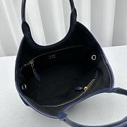 kitlife Miumiu IVY corduroy bag blue bag - 22x12x32 cm - 4