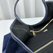 kitlife Miumiu IVY corduroy bag blue bag - 38×16×30cm - 4