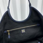 kitlife Miumiu IVY corduroy bag blue bag - 38×16×30cm - 2