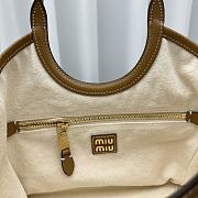 kitlife Miumiu IVY corduroy bag brown bag - 22x12x32 cm - 3