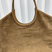 kitlife Miumiu IVY corduroy bag brown bag - 38×16×30cm - 2