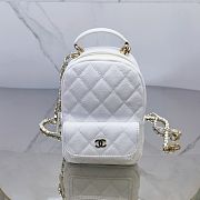 kitlife Chanel 24C backpack white - 18x13x9 cm - 3