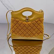 kitlife Chanel 23A tote bag yellow - 22x23x5.5 cm - 1