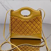 kitlife Chanel 23A tote bag yellow - 22x23x5.5 cm - 6