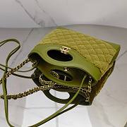 kitlife Chanel 23A tote bag green - 22x23x5.5 cm - 6