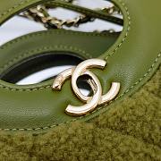 kitlife Chanel 23A tote bag green - 22x23x5.5 cm - 5