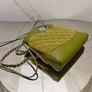 kitlife Chanel 23A tote bag green - 22x23x5.5 cm - 4