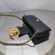 Kitlife Chanel 24c black bag - 11.5x24x4.5 cm - 6