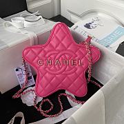 kitlife chanel flap pink bag star - 22.5x22.5x6 cm - 1