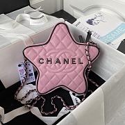 kitlife chanel flap light pink bag star - 22.5x22.5x6 cm - 1