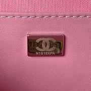 kitlife chanel flap light pink bag star - 22.5x22.5x6 cm - 3