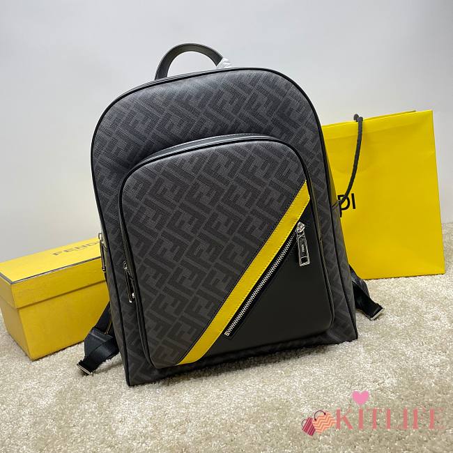 Kitlife fendi backpack black - 33x13x44cm - 1