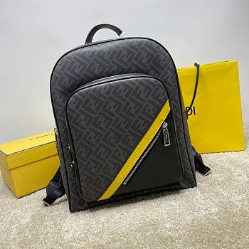 Kitlife fendi backpack black - 33x13x44cm