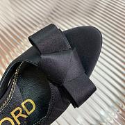 Kitlife TOM FORD Satin Ankle-Strap Sandal, Black 11.5cm - 5