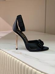 Kitlife TOM FORD Satin Ankle-Strap Sandal, Black 11.5cm - 4