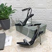 Kitlife Tom Ford Padlock 105mm heels Black/Silver Crystal - 5
