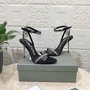 Kitlife Tom Ford Padlock 105mm heels Black/Silver Crystal - 4