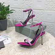 Kitlife Tom Ford Padlock 105mm heels Pink/Silver Crystal - 6