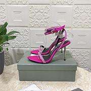 Kitlife Tom Ford Padlock 105mm heels Pink/Silver Crystal - 4