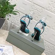 Kitlife Tom Ford Padlock 105mm heels Blue/Silver Crysta - 4