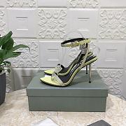 Kitlife Tom Ford Padlock 105mm heels green/Silver Crystal - 6