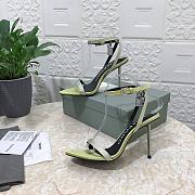Kitlife Tom Ford Padlock 105mm heels green/Silver Crystal - 3