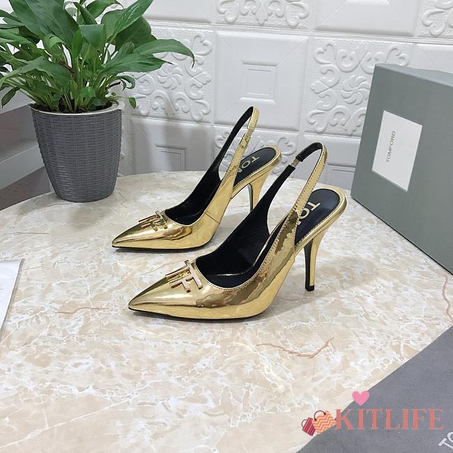 Kitlife Tom Ford high heel gold 10.5cm - 1