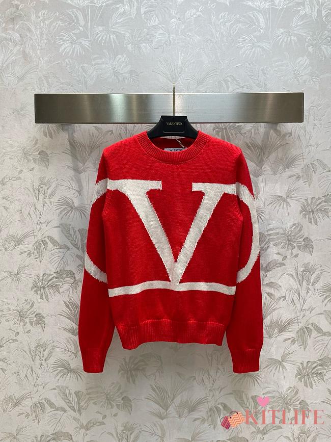 Kitlife Valentino sweater red - 1
