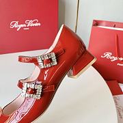  kitlife roger vivie double stripe red heels  - 6