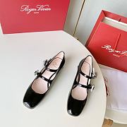 kitlife roger vivie double stripe black heels - 4