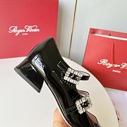 kitlife roger vivie double stripe black heels - 3