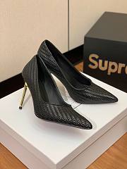 kitlife Balmain Women's Black Ruby Embellished Pumps - 1