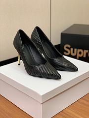 kitlife Balmain Women's Black Ruby Embellished Pumps - 5