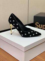 kitlife BALMAIN Polka dot velvet pumps Balmain - 9.5cm - 2