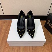 kitlife BALMAIN Polka dot velvet pumps Balmain gold - 9.5cm USD 200.00  - 3