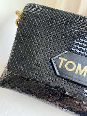 kitlife TOM FORD sequin clutch bag black - 20x12x7 cm - 5