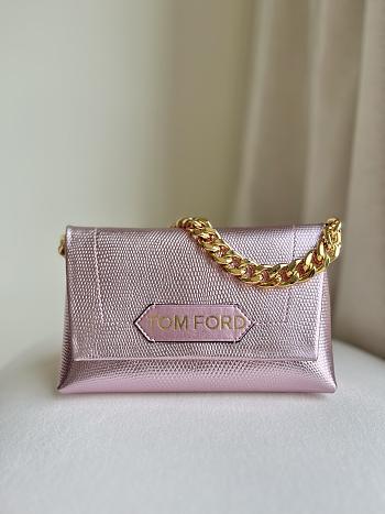 kitlife TOM FORD sequin clutch bag Pink - 20x12x7 cm