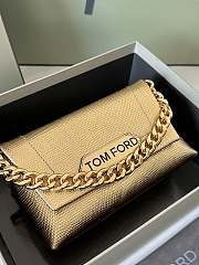 kitlife TOM FORD sequin clutch bag Gold - 20x12x7 cm - 4